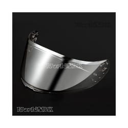 Motorcycle helmet Visor Anti-UV PC visor Lens v14 Model Clear Smoke Dark - Silver Visor