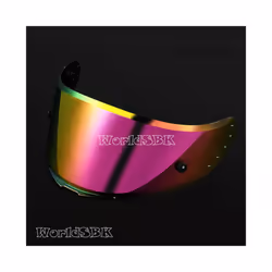 Motorcycle helmet Visor Anti-UV PC visor Lens v14 Model Clear Smoke Dark - Rose Red Visor