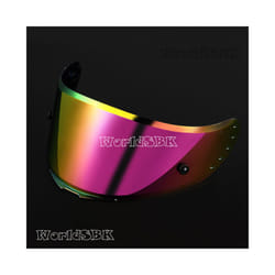 Motorcycle helmet Visor Anti-UV PC visor Lens v14 Model Clear Smoke Dark - Rose Red Visor