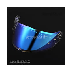 Motorcycle helmet Visor Anti-UV PC visor Lens v14 Model Clear Smoke Dark - Revo Blue Visor