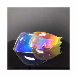 Motorcycle Helmet Anti-UV PC Visor Lens Model Face Helmet Visor Lens case - Clear