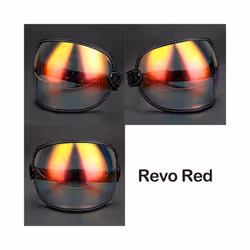 Universal Motorcycle Helmet Bubble Shield Visor Lens Sunglasses Goggles - L2-Clear