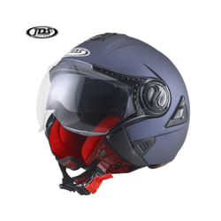 Motorcycle Helmet Men Summer Double Lens Moto Helmet Open Face Motocross - M, 622 Blue Helmet
