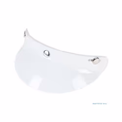 3-Snap Helmet for Peak Lens for Sun Shade Shield Wear Resistant for 3/4 - white