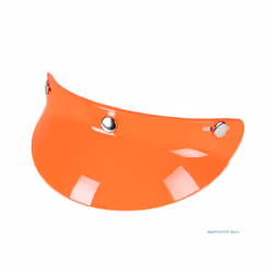 3-Snap Helmet for Peak Lens for Sun Shade Shield Wear Resistant for 3/4 - white