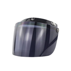 Open Face Helmet Visor Motorcycle Helmet Bubble Visor Lens Bubble Shield - Dark TEA