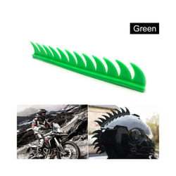 STONEGO Helmet Decoration Motorcycle Helmet Modification Sticker Rubber - Green