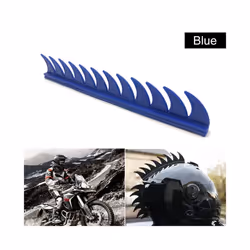 STONEGO Helmet Decoration Motorcycle Helmet Modification Sticker Rubber - Blue