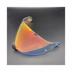 Full Face Helmet Visor for OGK Kabuto Aeroblade-5 Shields Replacement - Revo Clear Red