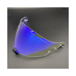 Full Face Helmet Visor for OGK Kabuto Aeroblade-5 Shields Replacement - Revo Clear Blue