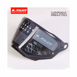 ) Original LS2 MX701 Visor for LS2 EXPLORER Rally Off-road Motorcycle MX701 - Clear (transparent