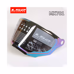 Original LS2 MX701 Visor for LS2 EXPLORER Rally Off-road Motorcycle MX701 - Rainbow