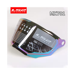 Original LS2 MX701 Visor for LS2 EXPLORER Rally Off-road Motorcycle MX701 - Rainbow