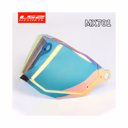 Original LS2 MX701 Visor for LS2 EXPLORER Rally Off-road Motorcycle MX701 - Gold