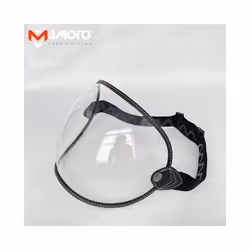 Universal Motorcycle Helmet Bubble Shield Visor Lens Sunglasses Goggles - Clear