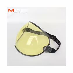 Universal Motorcycle Helmet Bubble Shield Visor Lens Sunglasses Goggles - Yellow