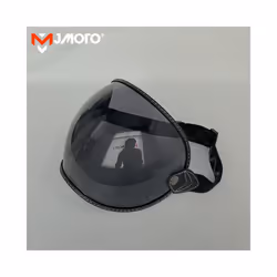 Universal Motorcycle Helmet Bubble Shield Visor Lens Sunglasses Goggles - Black