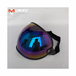 Universal Motorcycle Helmet Bubble Shield Visor Lens Sunglasses Goggles - Color