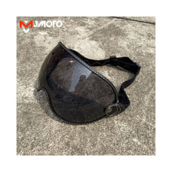 Universal Motorcycle Helmet Goggles for Shoei Vintage Full Face Helmet - Black