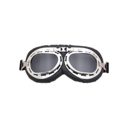 Windproof Retro Motorcycle Goggles Glasses Vintage Moto Classic Goggles - Gray