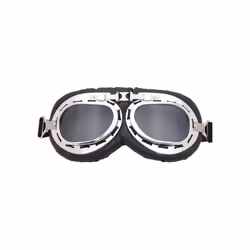 Windproof Retro Motorcycle Goggles Glasses Vintage Moto Classic Goggles - Gray