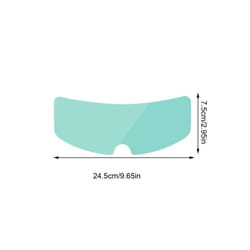 Waterproof Motorcycle Anti-Fog Lens Stickers Clear Patch Film Protective - Helmet antifog film