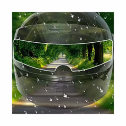 Waterproof Motorcycle Anti-Fog Lens Stickers Clear Patch Film Protective - Helmet antifog film