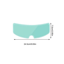 Waterproof Motorcycle Anti-Fog Lens Stickers Clear Patch Film Protective - Upgraded antifog