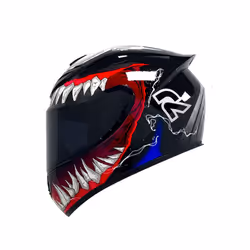 Men's Motorcycle Helmet For Women Full Face Man Single Lens Moto Helmet - xxL, E017