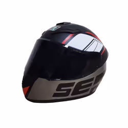 Men's Motorcycle Helmet For Women Full Face Man Single Lens Moto Helmet - xxL, E006