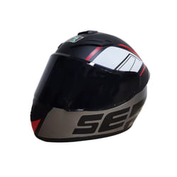 Men's Motorcycle Helmet For Women Full Face Man Single Lens Moto Helmet - xxL, E006