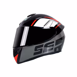 Men's Motorcycle Helmet For Women Full Face Man Single Lens Moto Helmet - xxxL, E007
