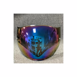 3/4 Helmet Lens Motorcycle open face Half helmet Lens Visor case for - Rainbow