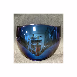 3/4 Helmet Lens Motorcycle open face Half helmet Lens Visor case for - Blue