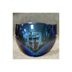 3/4 Helmet Lens Motorcycle open face Half helmet Lens Visor case for - Blue