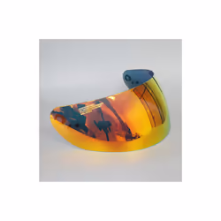 Helmet Visor lens Motorcycle Full Face Helmet Visor Lens Plating Lens - Red gold visor