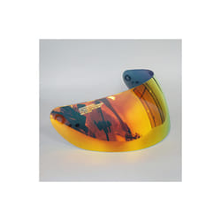 Helmet Visor lens Motorcycle Full Face Helmet Visor Lens Plating Lens - Red gold visor