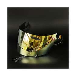 Full Face Helmet Visor Lens Case for RR5 RX7-GP Quantum ST RX-Q Chaser-V - Gold
