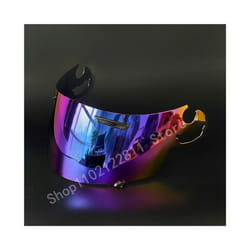 Full Face Helmet Visor Lens Case for RR5 RX7-GP Quantum ST RX-Q Chaser-V - Rainbow