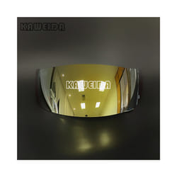 Motorcycle Helmet Lens Full Face Motorcycle Helmet Visor UV-Proof  for - Gold