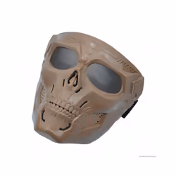NEW Motocross Skulls Goggles Skull Mask Off-road Eyeglasses Helmet Accessories - Khaki frame gray
