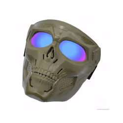 NEW Motocross Skulls Goggles Skull Mask Off-road Eyeglasses Helmet Accessories - Army Green Color