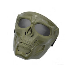 NEW Motocross Skulls Goggles Skull Mask Off-road Eyeglasses Helmet Accessories - Army Green Gray