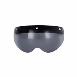 Open Face Helmet Visor Motorcycle Helmet Bubble Visor Lens Bubble Shield - TEA