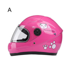 Children Helmet Motorcycle Helmet Scooter Crash  Boy And Girl Kid Lovely - A