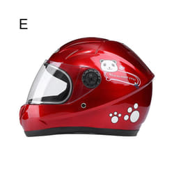 Children Helmet Motorcycle Helmet Scooter Crash  Boy And Girl Kid Lovely - E