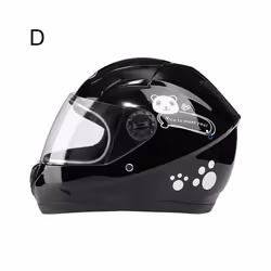 Children Helmet Motorcycle Helmet Scooter Crash  Boy And Girl Kid Lovely - D