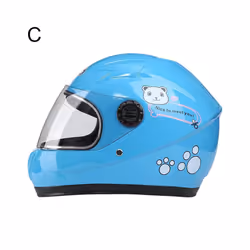 Children Helmet Motorcycle Helmet Scooter Crash  Boy And Girl Kid Lovely - C
