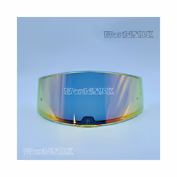 LS2 FF397 FF801 Motorcycle Helmet Visor Clear Dark Smoke Multicolour Silver - Red Gold