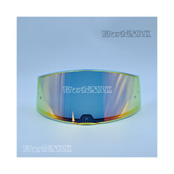 LS2 FF397 FF801 Motorcycle Helmet Visor Clear Dark Smoke Multicolour Silver - Red Gold